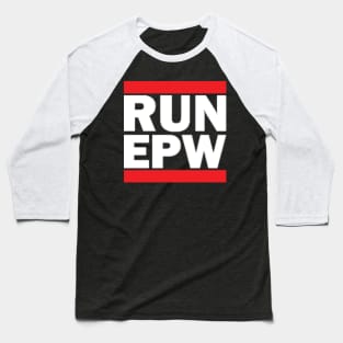 Run EPW Black Baseball T-Shirt